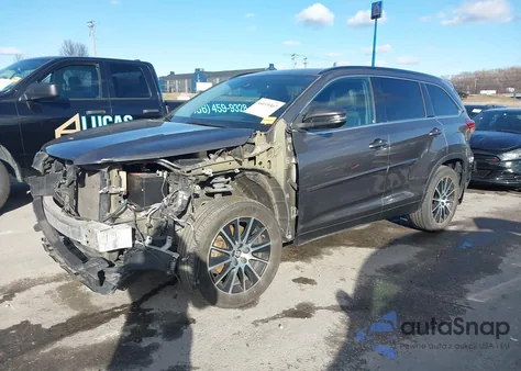 2017 Toyota Highlander Se из США, поврежденный, VIN 5TDJZRFH5HS409115